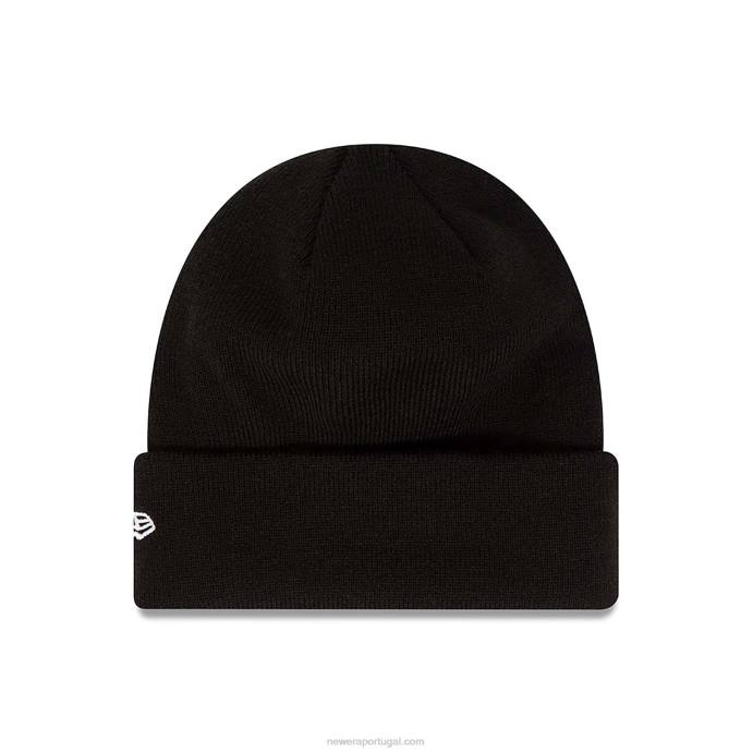 FFTN2429 New Era gorro de tricô preto essencial la lakers