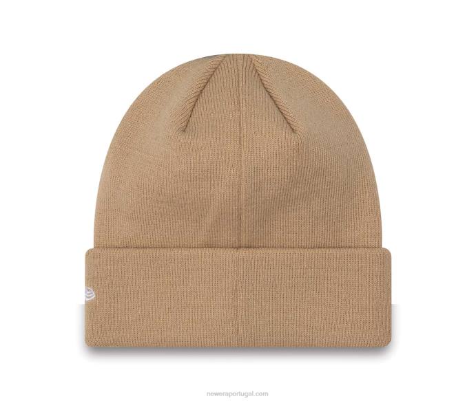 FFTN2430 New Era New York Yankees League Essentials chapéu beanie feminino com manguito