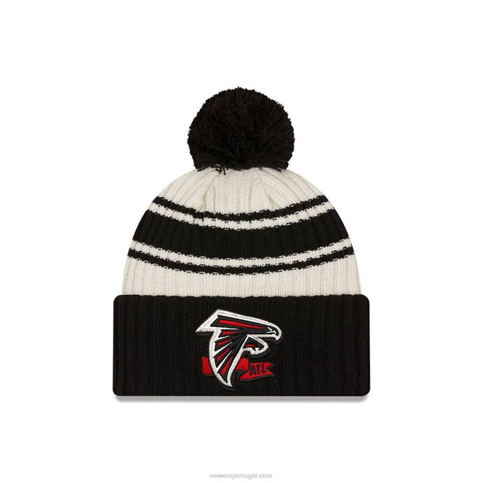FFTN2432 New Era gorro preto atlanta falcons nfl sideline