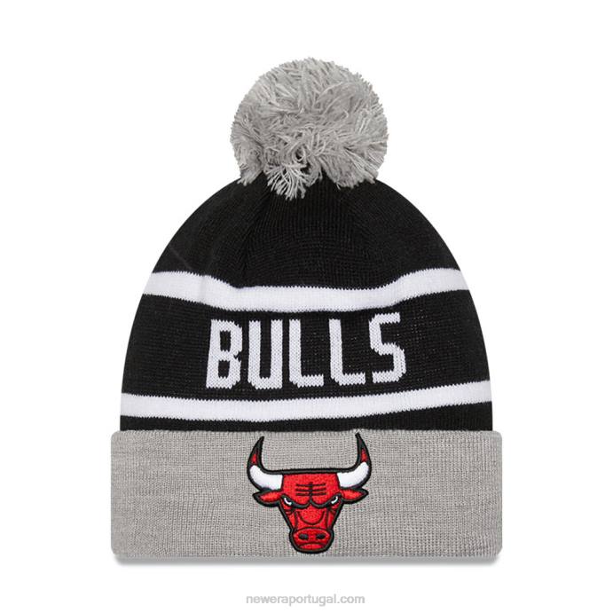 FFTN2433 New Era gorro preto chicago bulls kids
