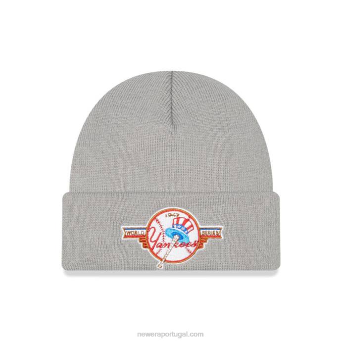 FFTN2435 New Era gorro cinza new york yankees series