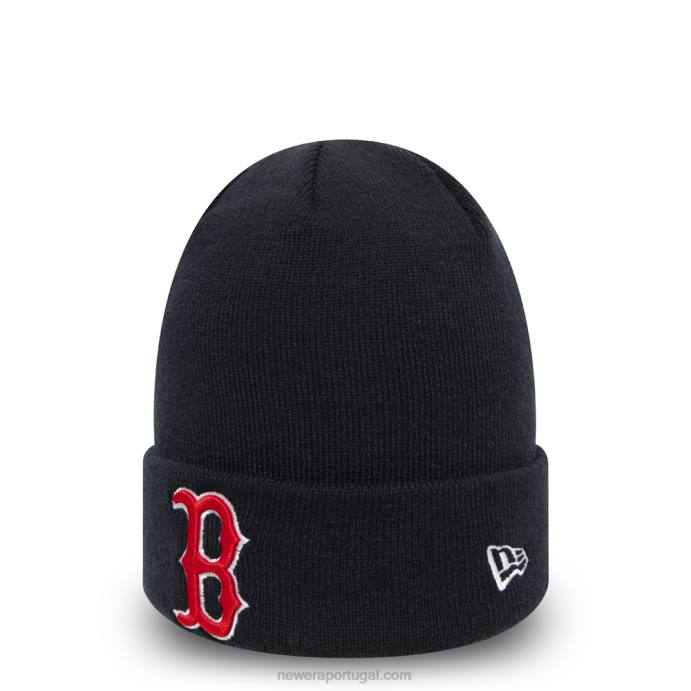 FFTN2447 New Era gorro boston red sox essencial marinho com punho