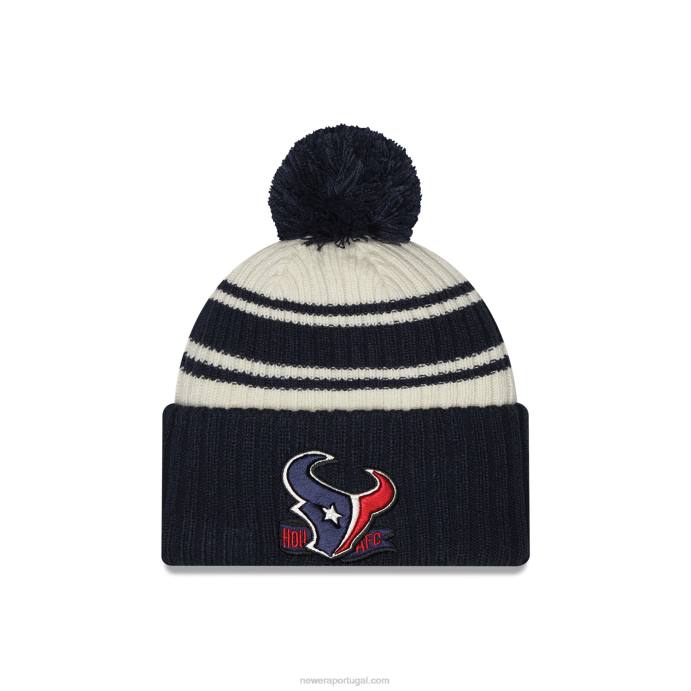 FFTN2452 New Era chapéu gorro marinho houston texans nfl sideline