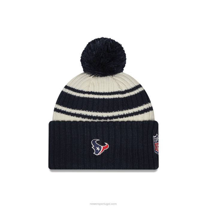 FFTN2452 New Era chapéu gorro marinho houston texans nfl sideline