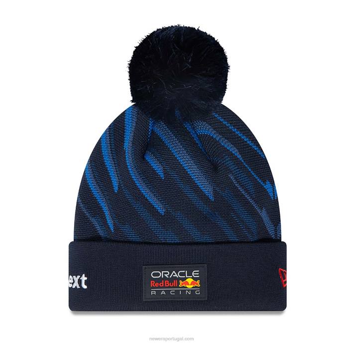 FFTN2458 New Era Red Bull Racing Max Verstappen Gorro de tricô azul bobble