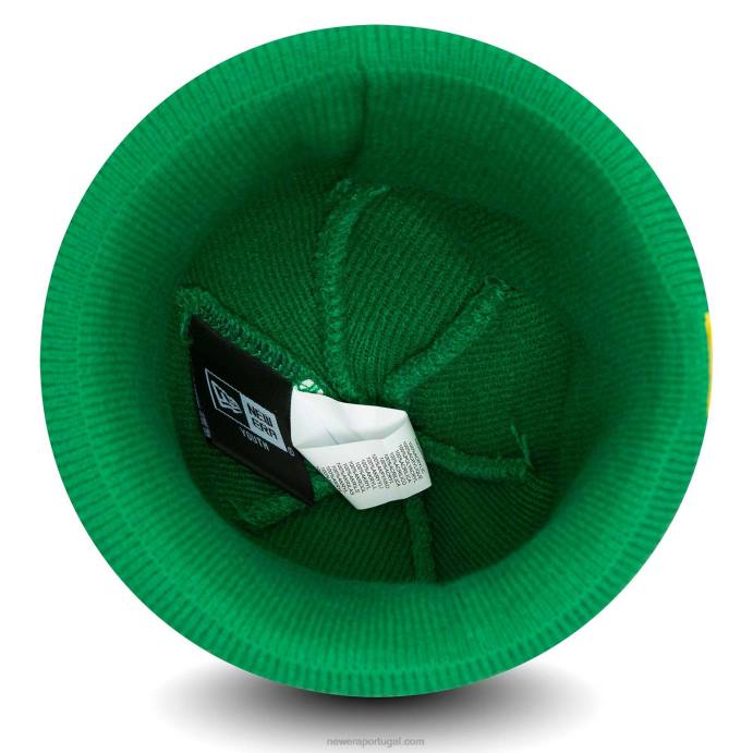 FFTN2465 New Era gorro verde essencial para jovens irlandeses fa