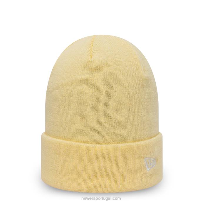 FFTN2466 New Era gorro de manguito amarelo essencial