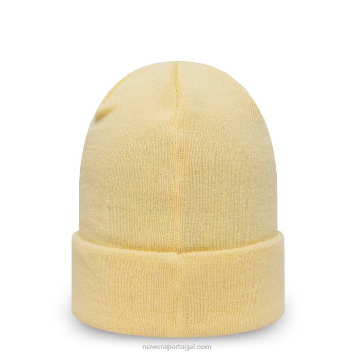 FFTN2466 New Era gorro de manguito amarelo essencial