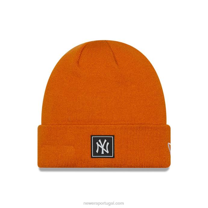 FFTN2473 New Era gorro laranja time new york yankees