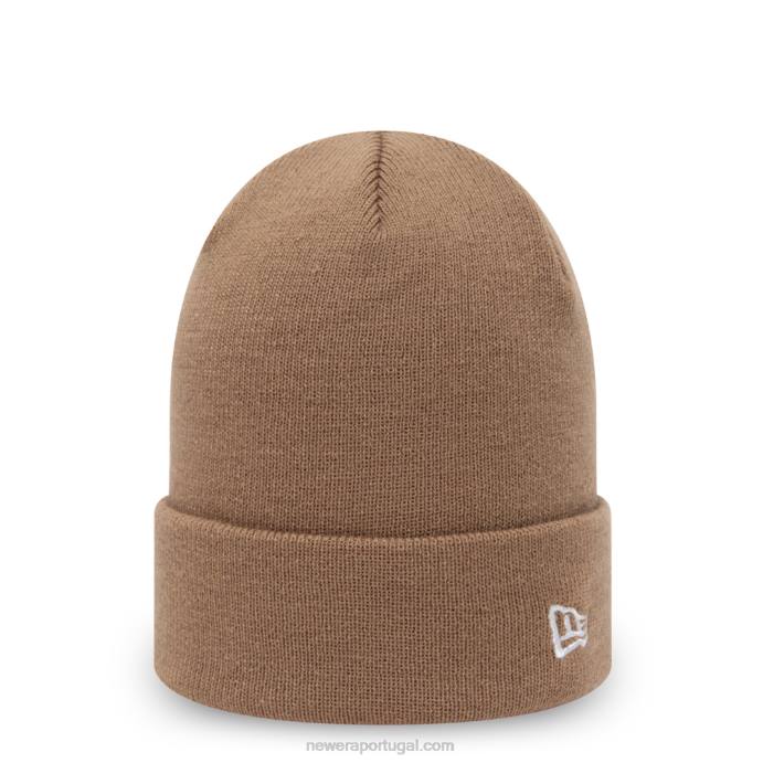 FFTN2476 New Era gorro de punho marrom essencial