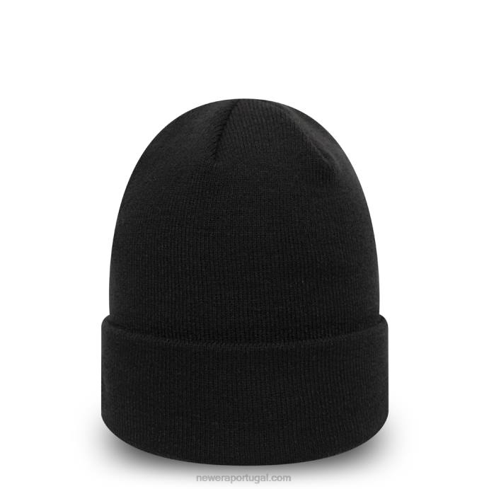 FFTN2477 New Era New York Yankees Essential All Black Cuff Gorro