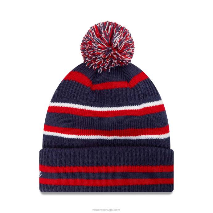 FFTN2482 New Era gorro escocês fa sport juventude marinho