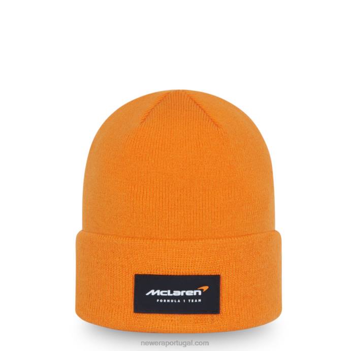 FFTN2485 New Era gorro laranja essencial mclaren f1