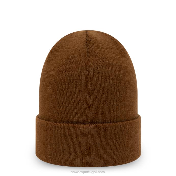 FFTN2486 New Era gorro de punho marrom essencial