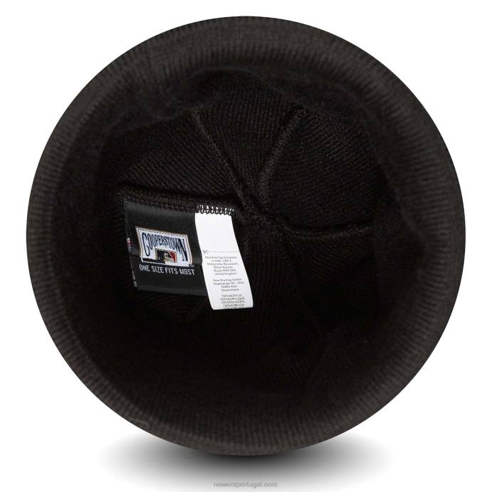 FFTN2489 New Era gorro de luzes polares pretas new york yankees