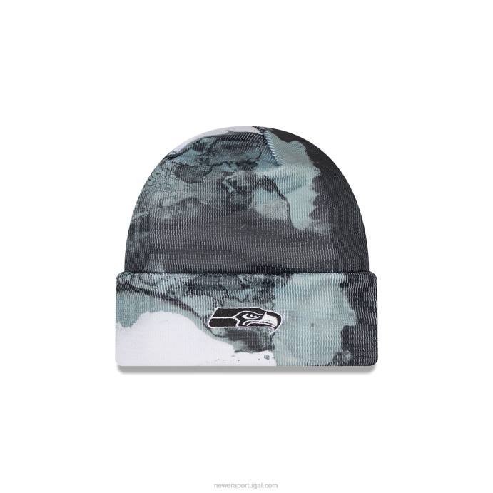 FFTN2492 New Era gorro preto seattle seahawks nfl sideline