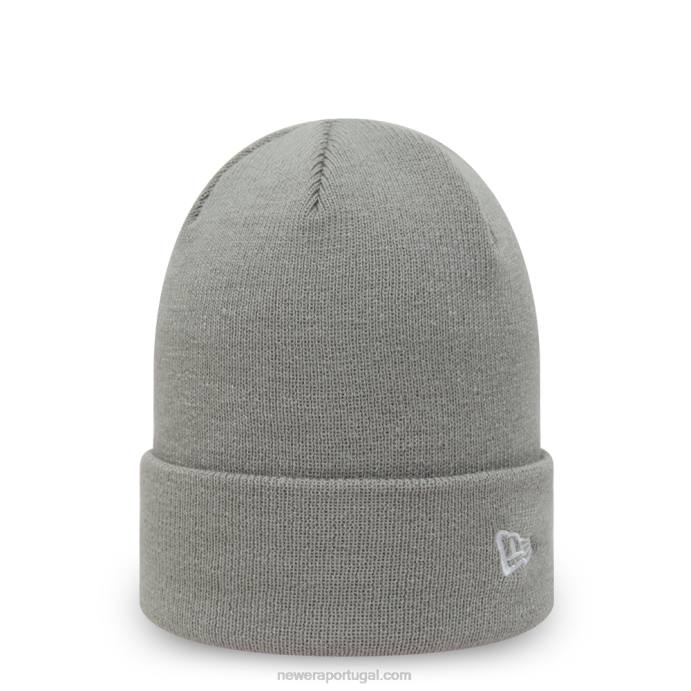 FFTN2496 New Era gorro de punho cinza essencial