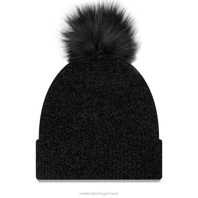 FFTN2501 New Era gorro feminino new york yankees chenille preto bobble