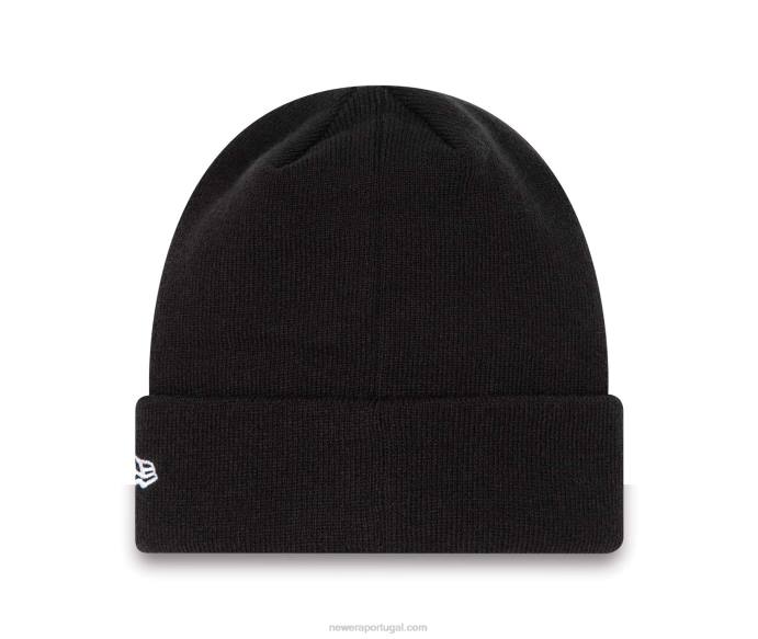 FFTN2509 New Era chicago white sox team cuff chapéu gorro preto
