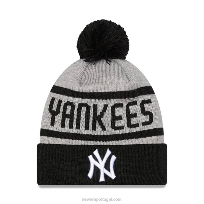 FFTN2511 New Era gorro cinza new york yankees kids