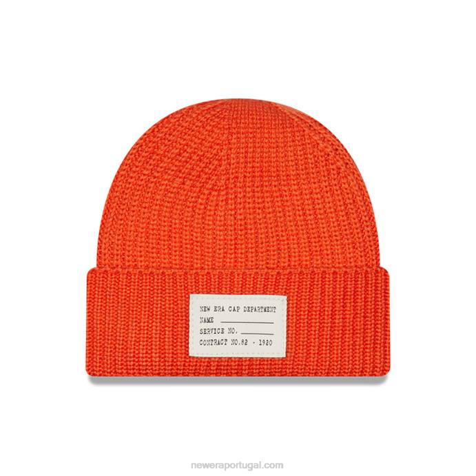 FFTN2512 New Era gorro de lã laranja