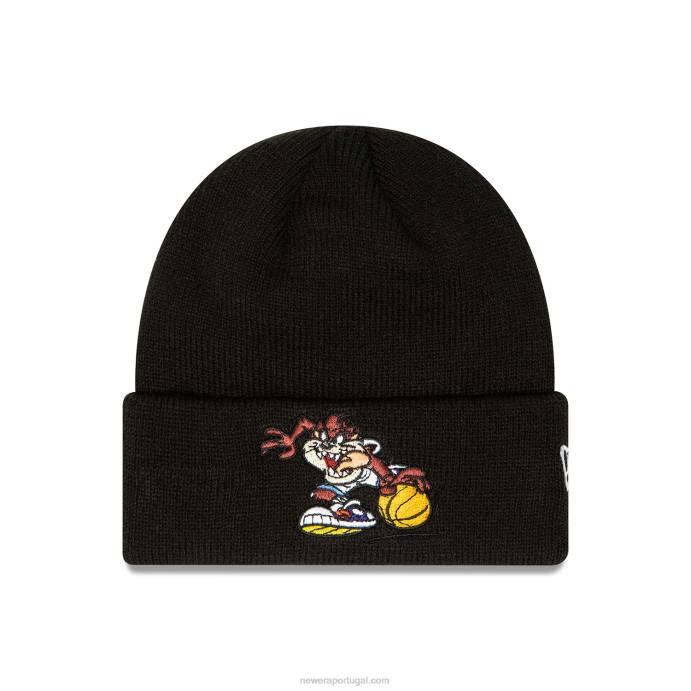 FFTN2521 New Era gorro preto infantil taz