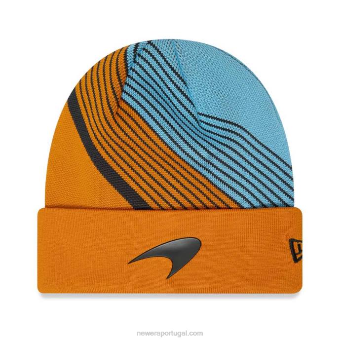 FFTN2524 New Era gorro laranja com logo da equipe mclaren