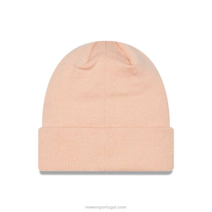 FFTN2528 New Era chapéu gorro rosa metálico feminino new york yankees