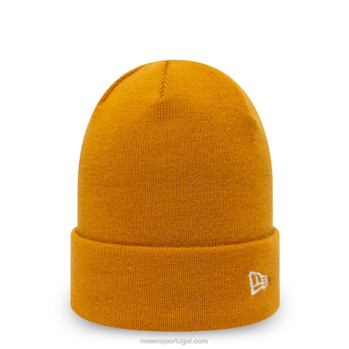 FFTN2532 New Era gorro de manguito amarelo essencial