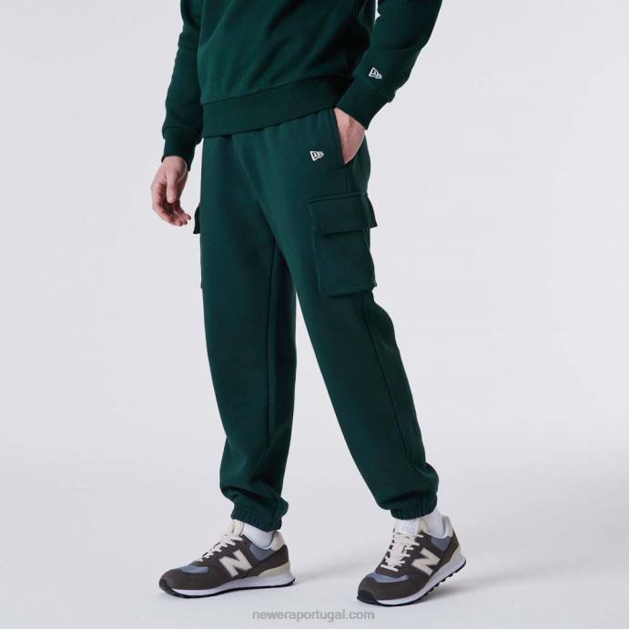FFTN2590 New Era jogger verde escuro cargo