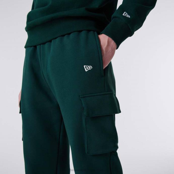FFTN2590 New Era jogger verde escuro cargo