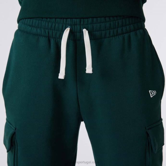 FFTN2590 New Era jogger verde escuro cargo