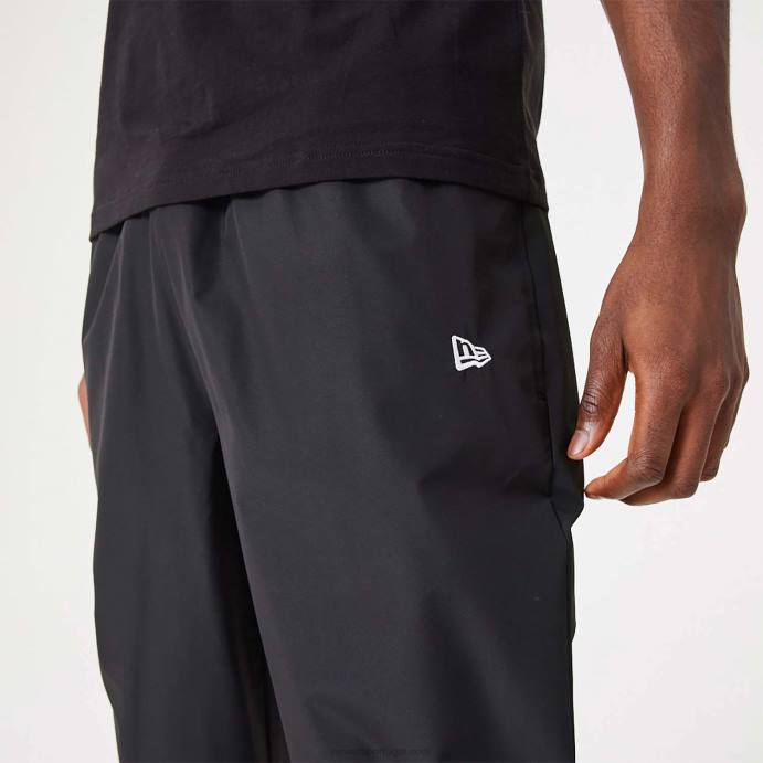 FFTN2591 New Era brooklyn nets nba all over print panel black joggers