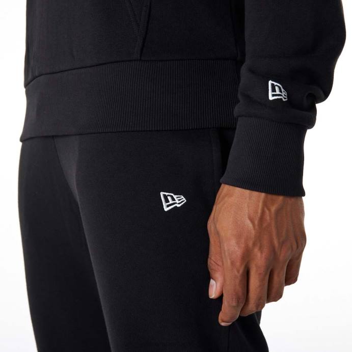FFTN2594 New Era calça jogger preta com logo da equipe do new york yankees
