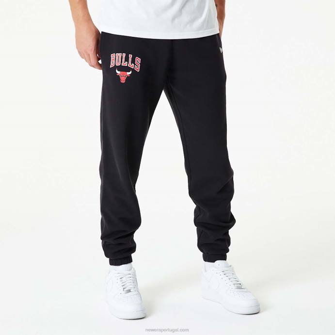 FFTN2597 New Era Chicago Bulls nba Essential Black Joggers