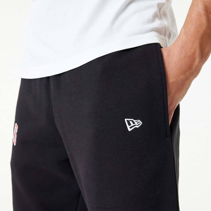 FFTN2597 New Era Chicago Bulls nba Essential Black Joggers