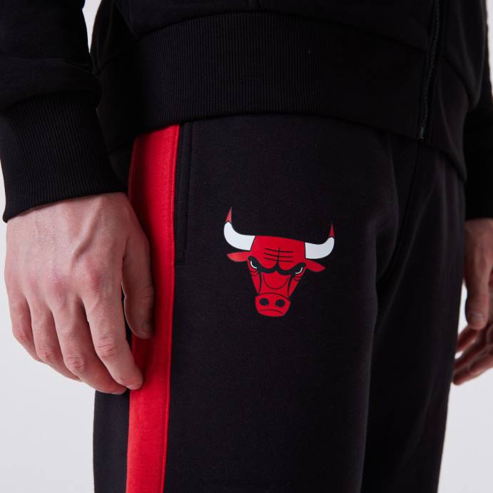 FFTN2598 New Era chicago bulls nba panel black joggers