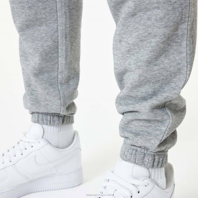 FFTN2599 New Era calça jogger cinza médio la lakers nba essentials