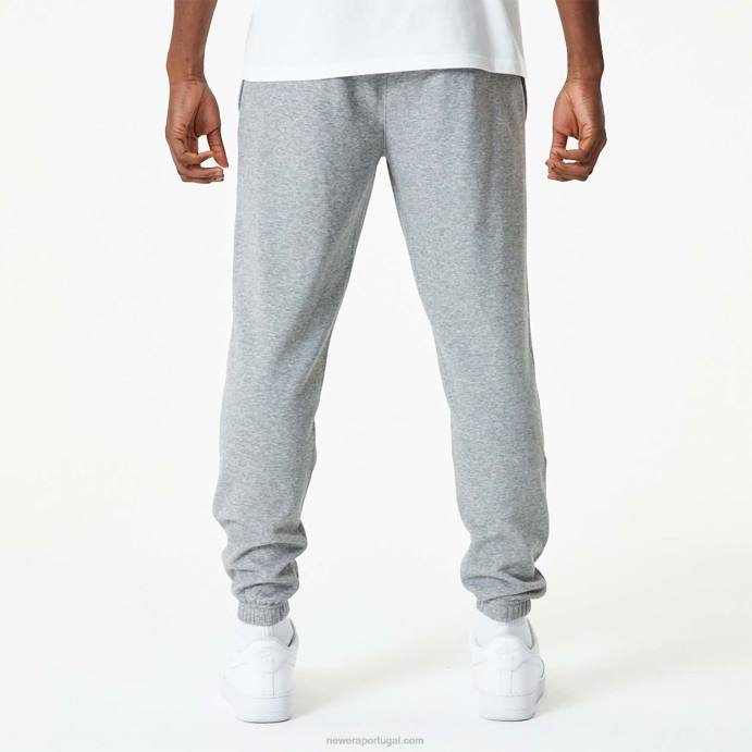 FFTN2599 New Era calça jogger cinza médio la lakers nba essentials
