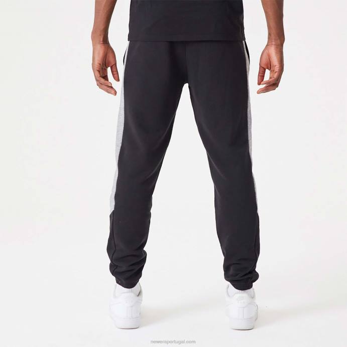FFTN2601 New Era nba logo script joggers pretos