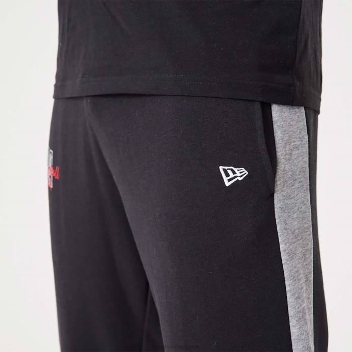 FFTN2601 New Era nba logo script joggers pretos
