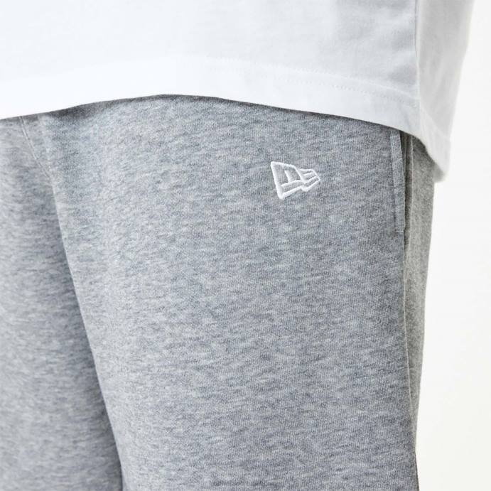 FFTN2603 New Era calça jogger cinza médio new york yankees mlb league essencial