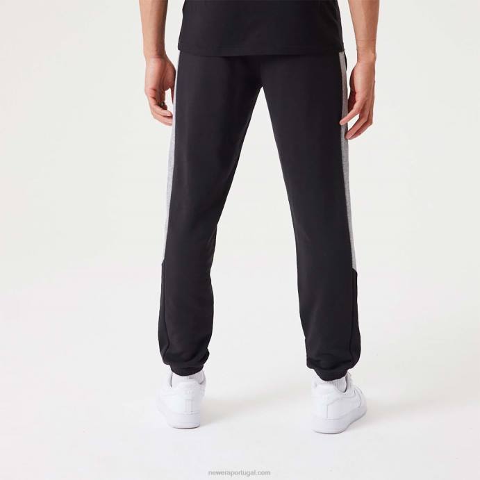 FFTN2605 New Era brooklyn nets nba script joggers pretos