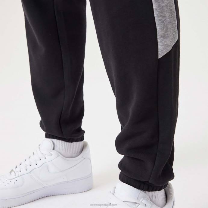 FFTN2605 New Era brooklyn nets nba script joggers pretos
