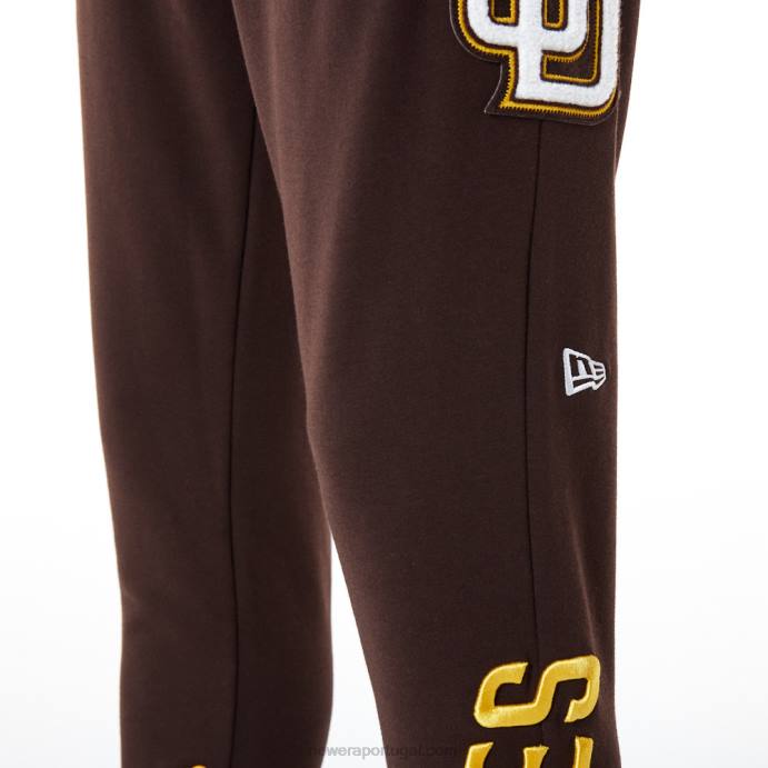 FFTN2608 New Era san diego padres mlb logo select jogger preto