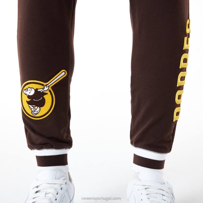 FFTN2608 New Era san diego padres mlb logo select jogger preto
