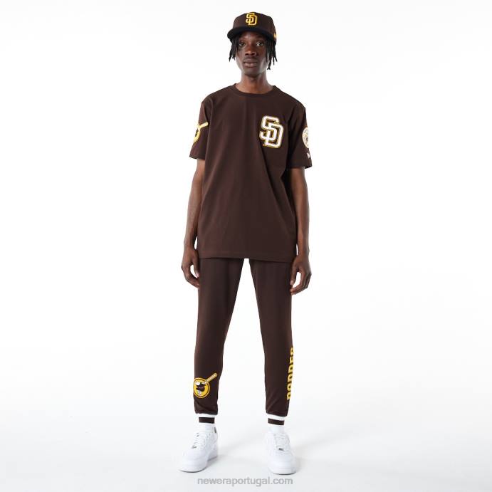 FFTN2608 New Era san diego padres mlb logo select jogger preto