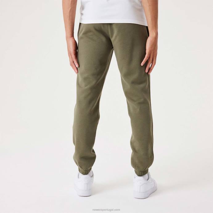 FFTN2609 New Era calça jogger verde médio la dodgers mlb league essencial