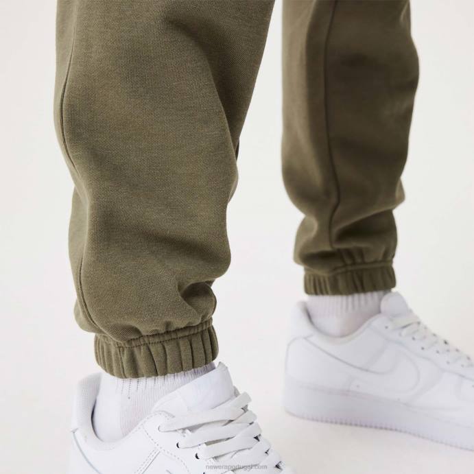 FFTN2609 New Era calça jogger verde médio la dodgers mlb league essencial