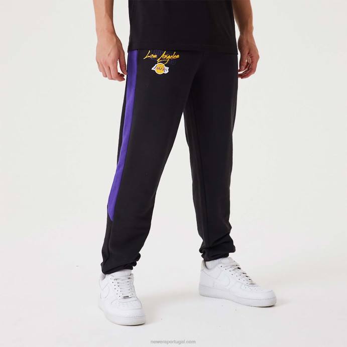 FFTN2611 New Era la lakers nba script joggers pretos